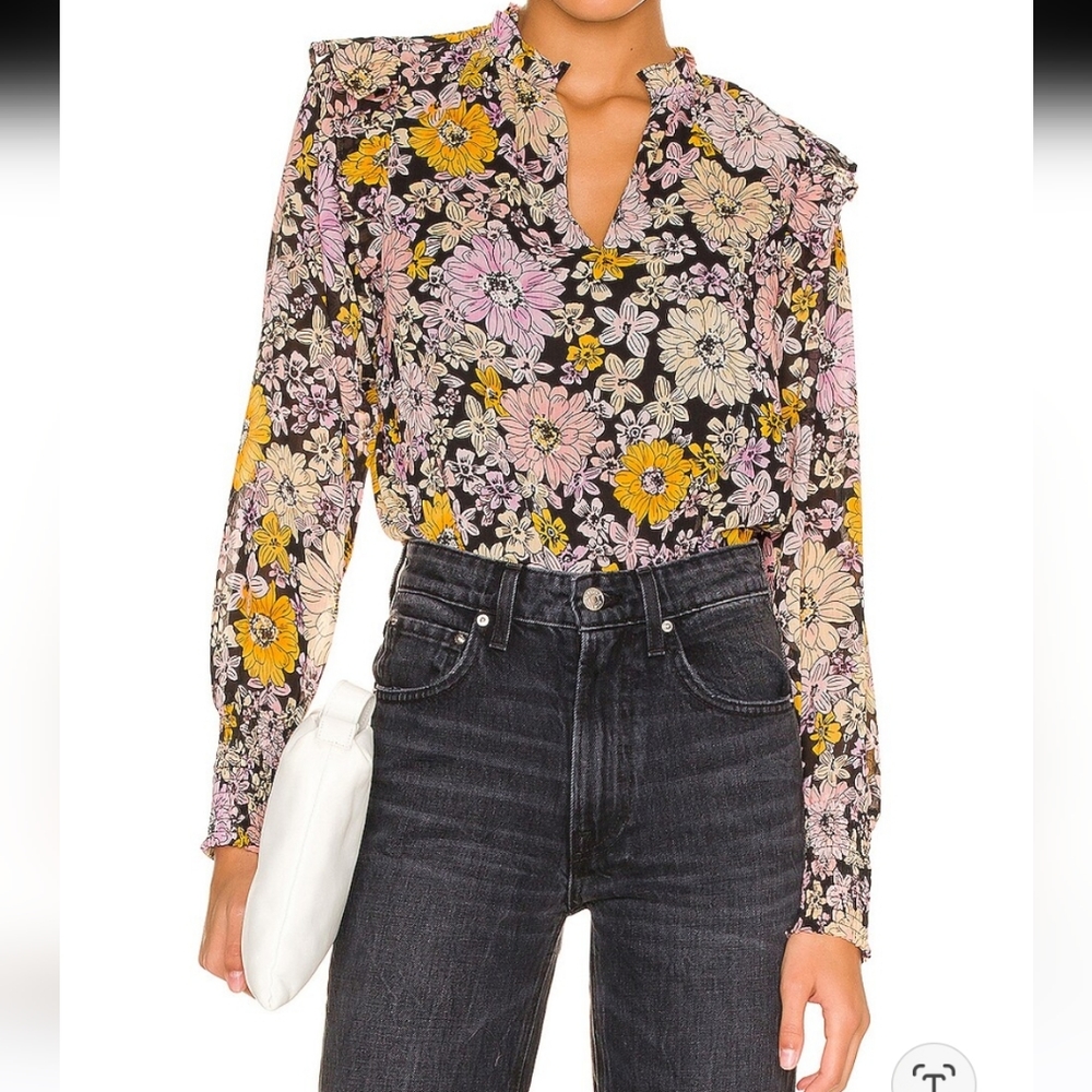 Floral Me Knot Top